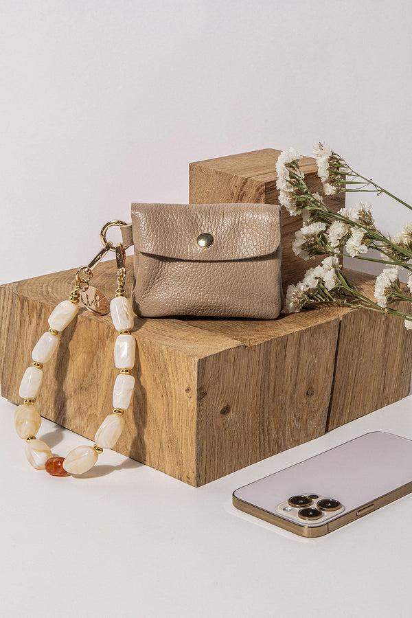 La Coque Française Porte Monnaie Loan Beige