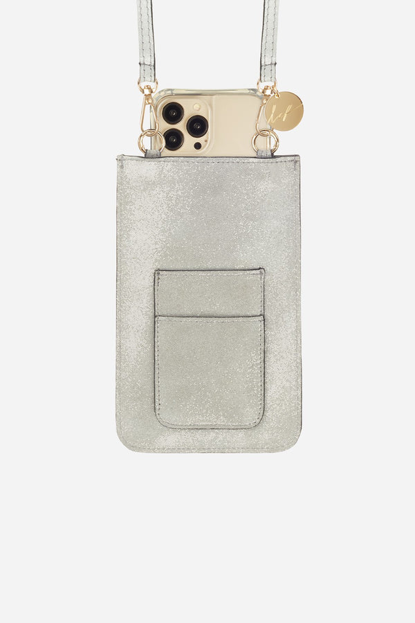 La Coque Française Sac Bandouliere Bahia Argent