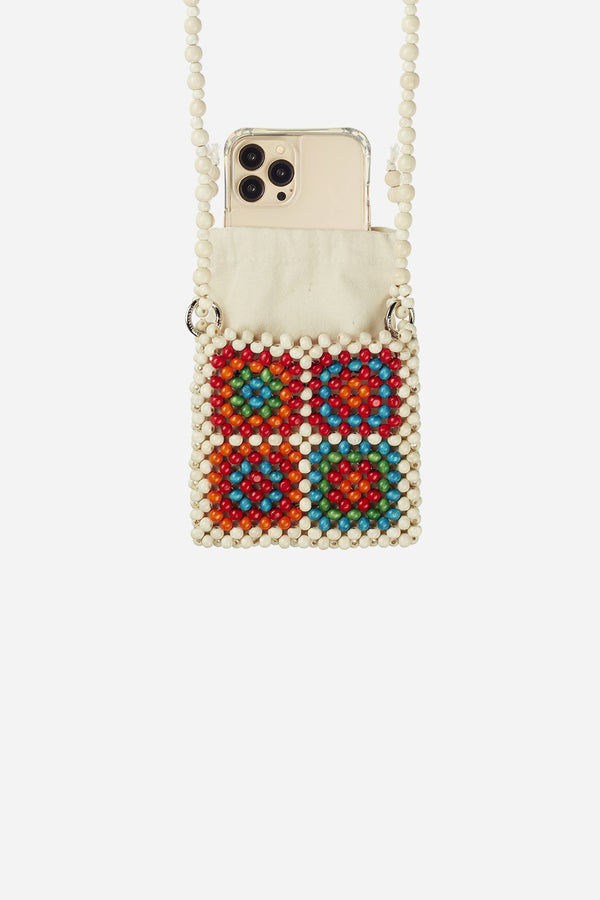 La Coque Française Sac Bandouliere Bonnie Beige