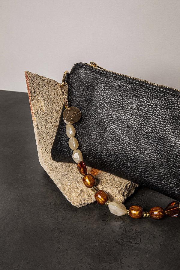 La Coque Française Sac Bandouliere Gabrielle Noir