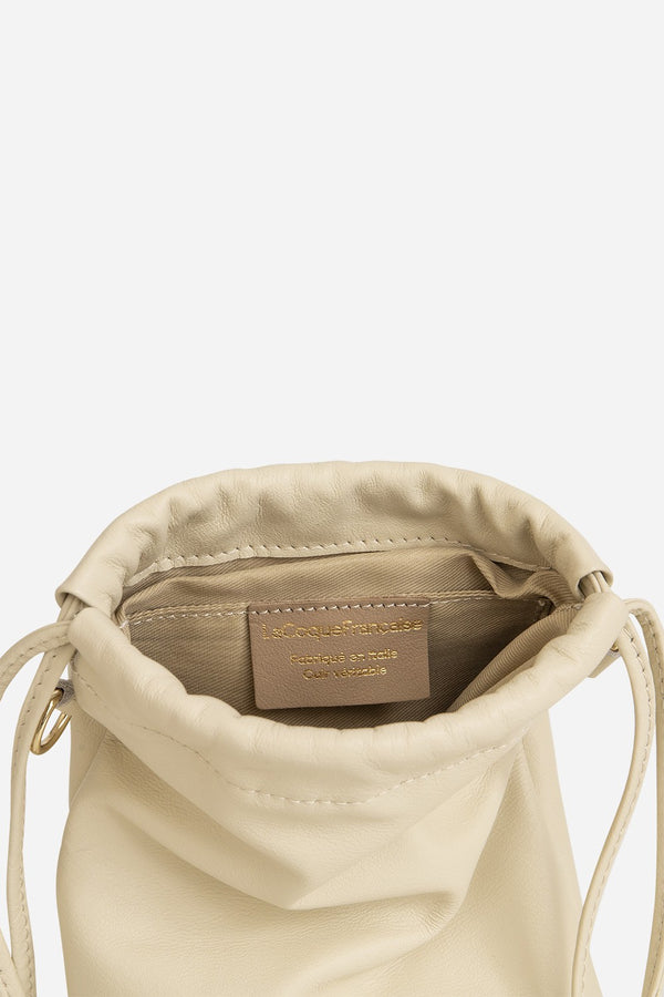 La Coque Française Sac Bandouliere Lorena Beige