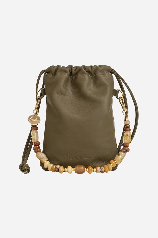 La Coque Française Sac Bandouliere Lorena Kaki