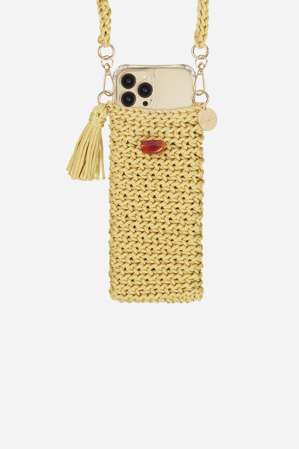 La Coque Française Sac Bandouliere Nawell Beige