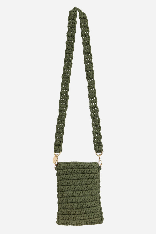 la coque française Sac Bandouliere Reva Kaki