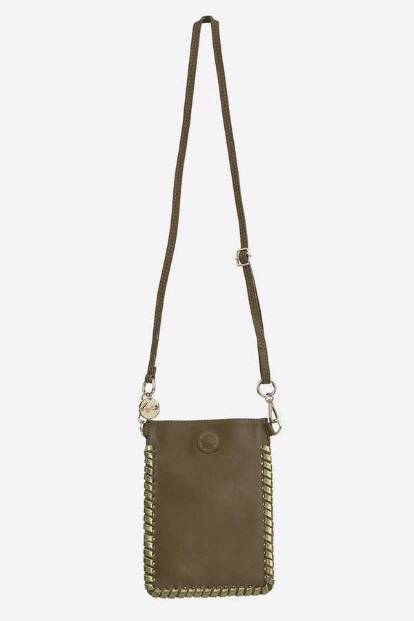 la coque française Sac Bandouliere Siena Kaki