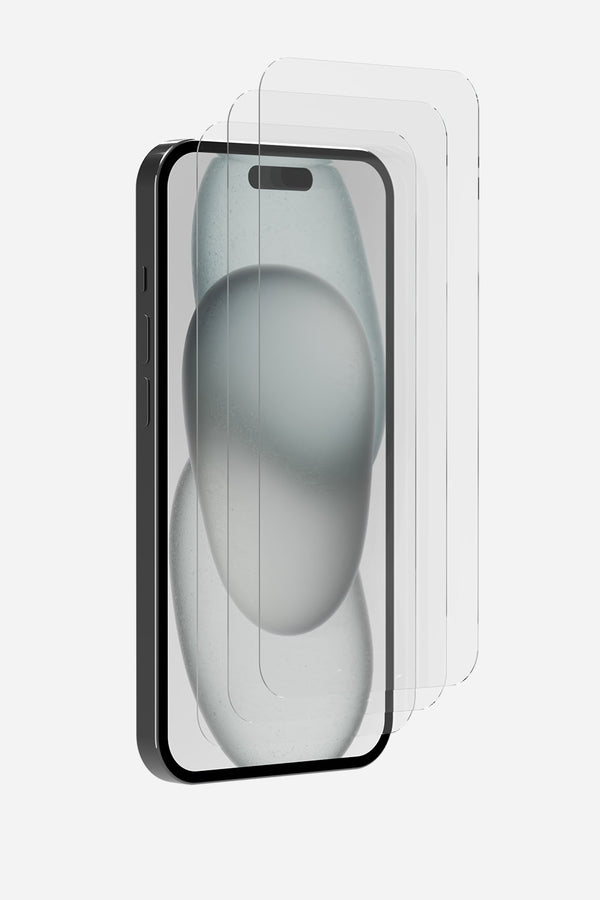 La Coque Française Lot De 3 Vitres Verre Trempe Transparent IPhone 16 Pro