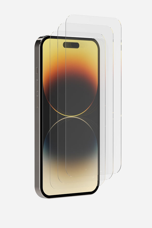 la coque française Lot De 3 Vitres Verre Trempe Transparent iPhone 16 Pro