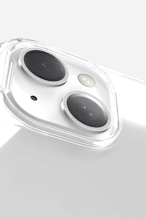 La Coque Française Protection Camera Paillettes Argent (iPhone 13 / 13 Mini)
