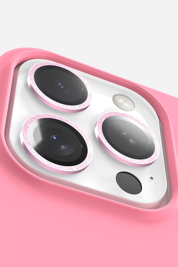 La Coque Française Protection Camera Paillettes Roses (iPhone 13 Pro / 13 Pro Max)