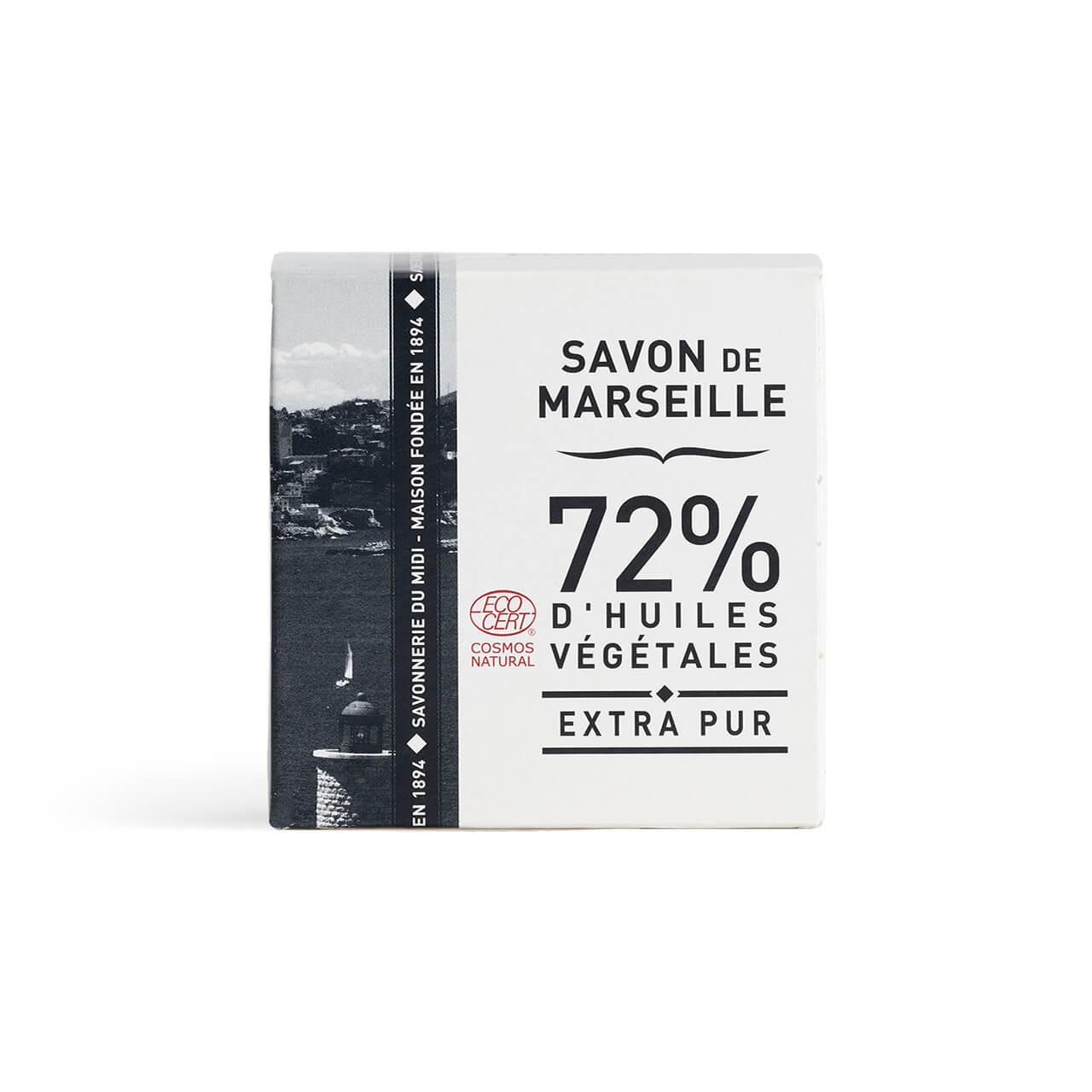 La Corvette Cube De Savon De Marseille EXTRA PUR – 300g – En Boite – COSMOS NATURAL