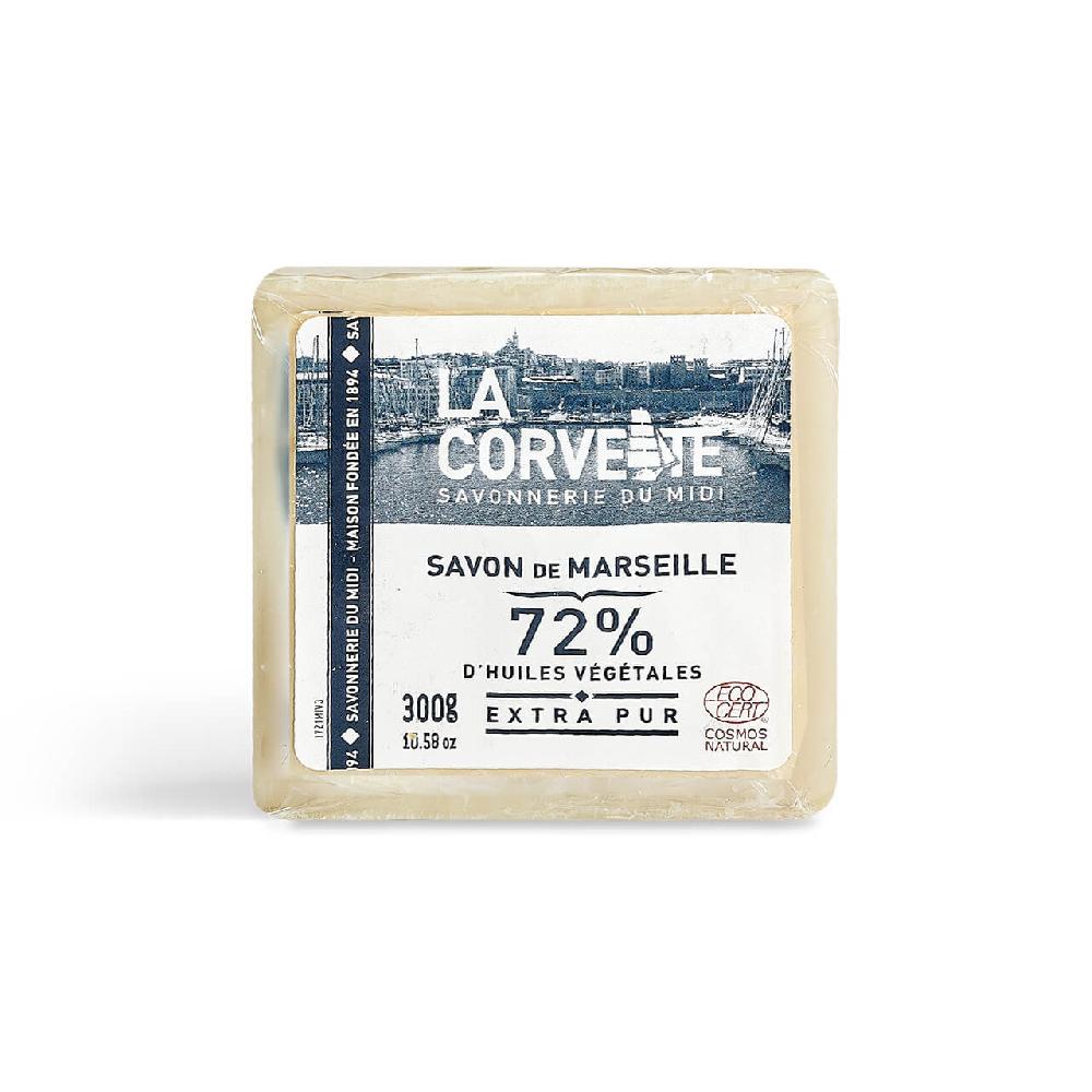 La Corvette Cube De Savon De Marseille EXTRA PUR – 300g – Sous Film – COSMOS NATURAL