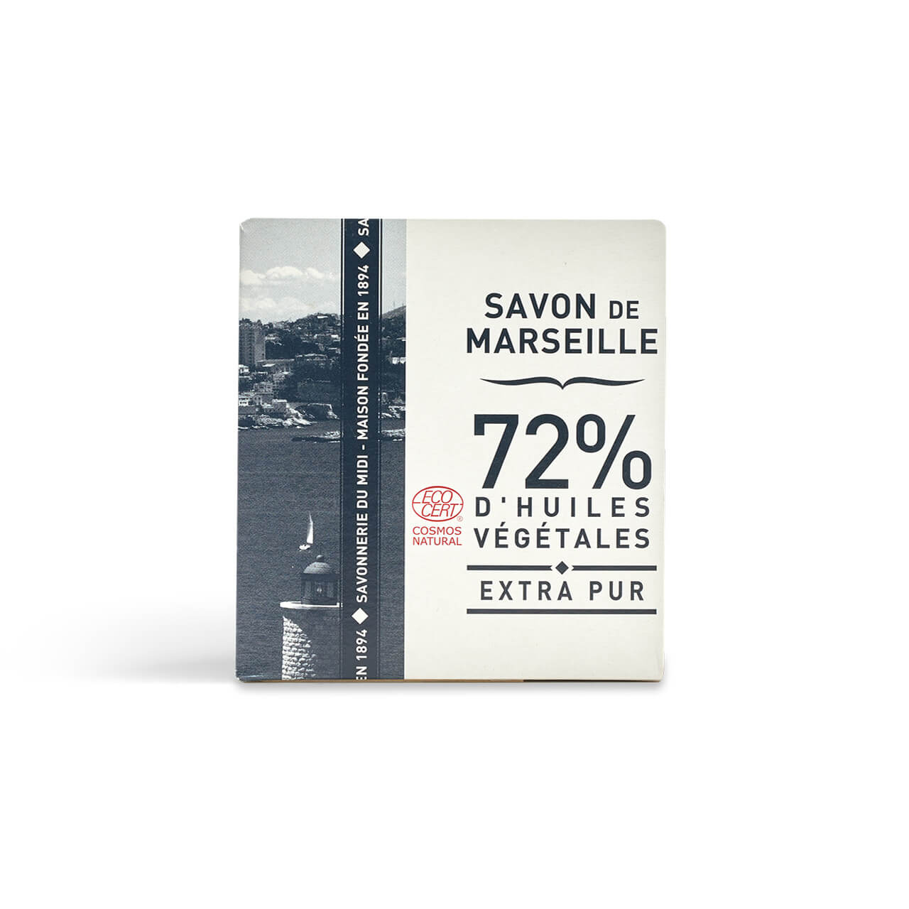 La Corvette Cube De Savon De Marseille EXTRA PUR – 500g – En Boite – COSMOS NATURAL
