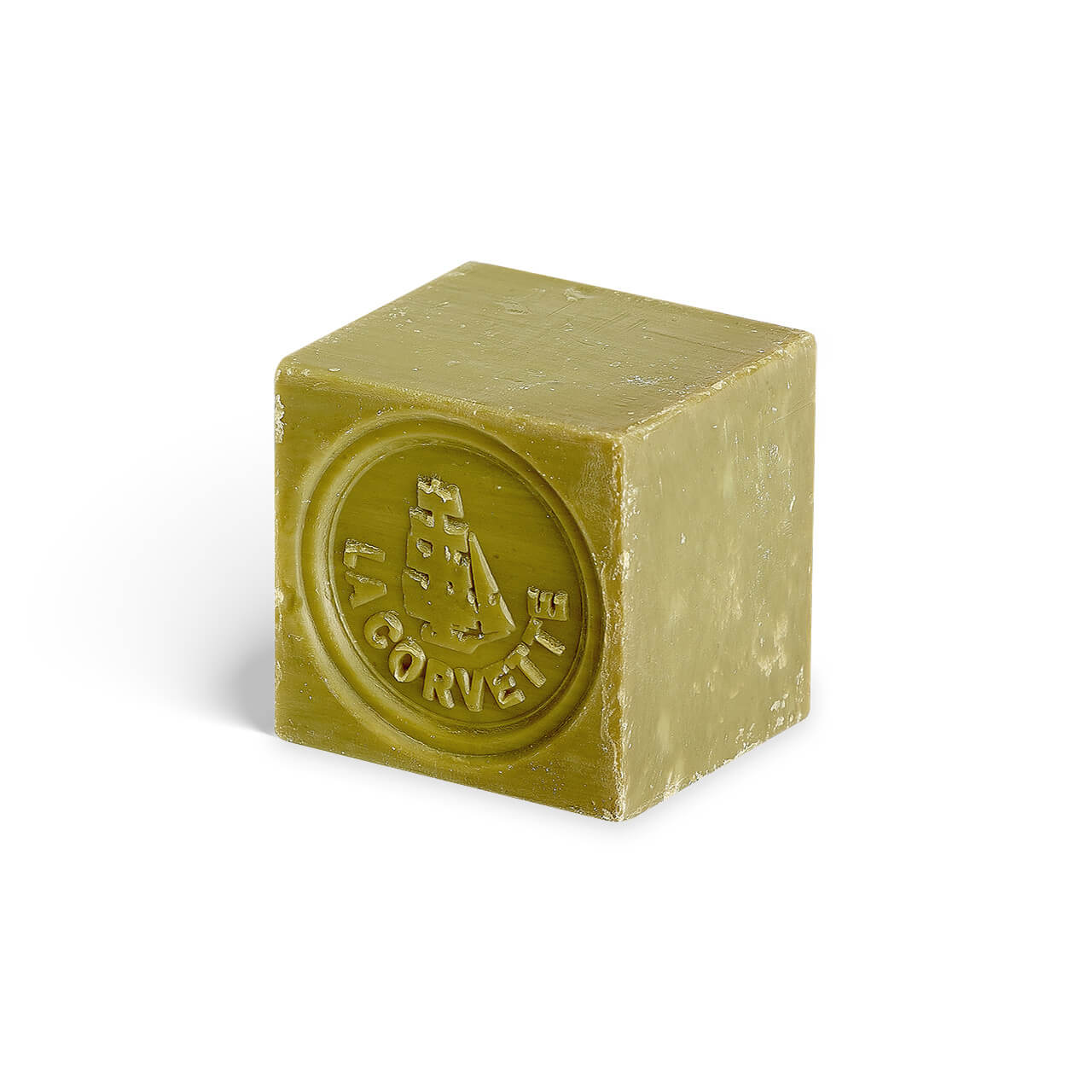 La Corvette Cube De Savon De Marseille OLIVE – 100g – En Boite – COSMOS NATURAL