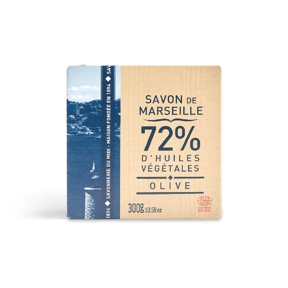 La Corvette Cube De Savon De Marseille OLIVE – 300g – En Boite – COSMOS NATURAL