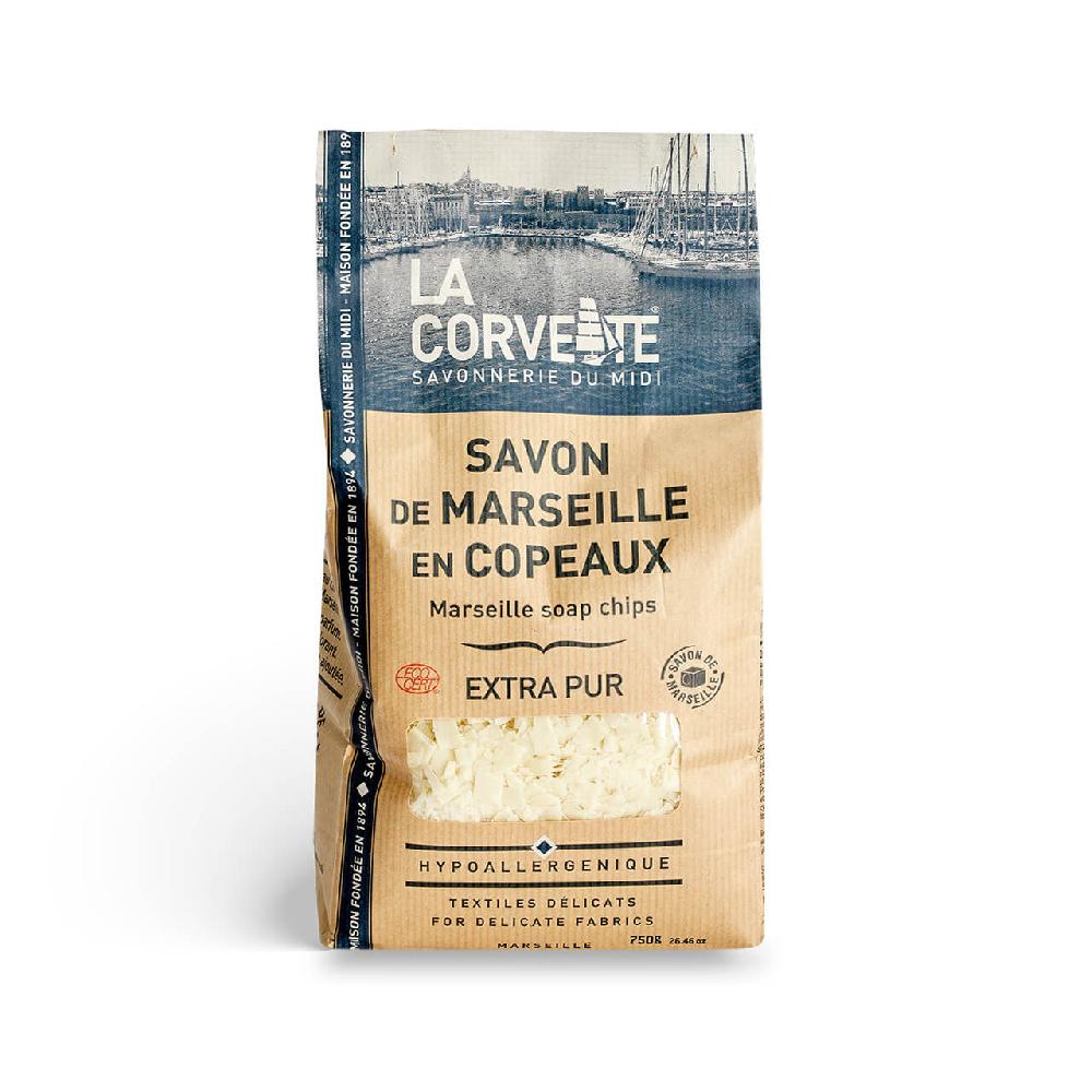 la Corvette Savon De Marseille En Copeaux EXTRA PUR – 750g – ECOCERT Ecodétergent