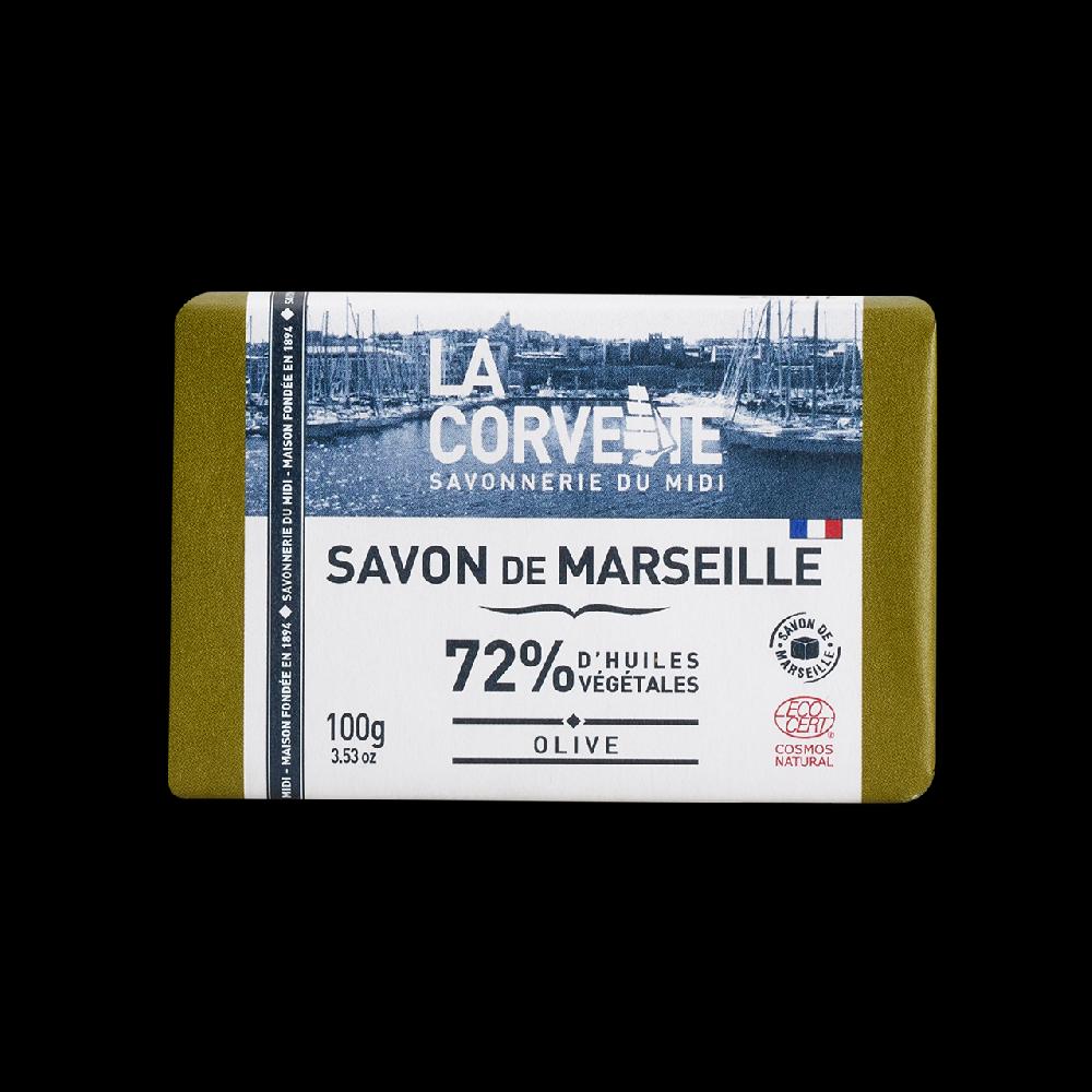 La Corvette Savon De Marseille OLIVE – 100g – COSMOS NATURAL