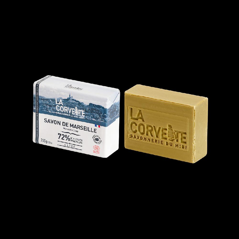 la corvette Savon de Marseille OLIVE – 200g – COSMOS NATURAL la corvette Savon de Marseille OLIVE – 200g – COSMOS NATURAL