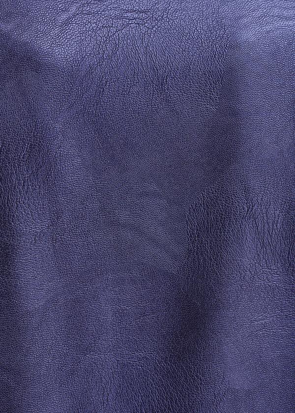 La Fée Maraboutée Blouson Bleu Irisé Court Esprit Motard