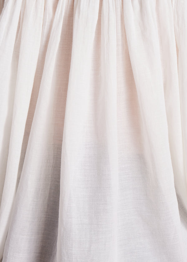 La Fée Maraboutée Chemisier écru En Voile De Coton Fluide