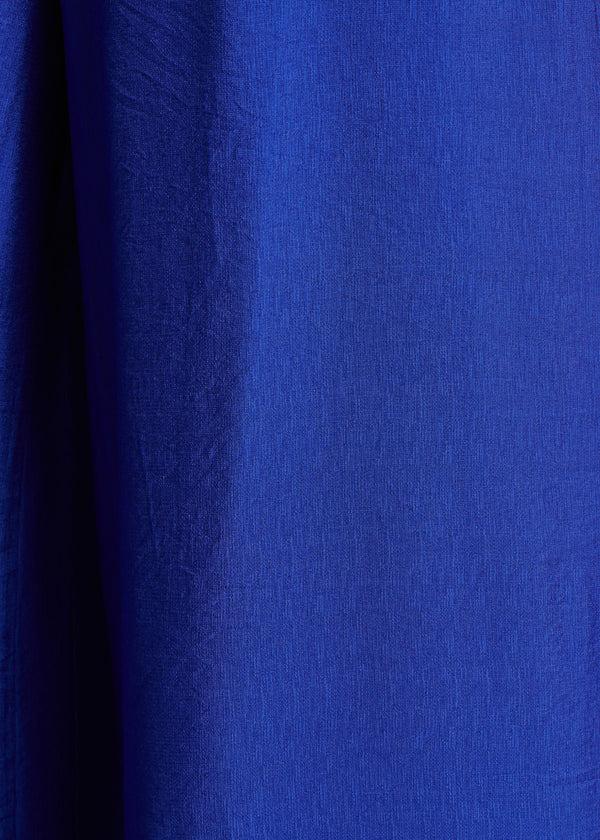La Fée Maraboutée Combinaison Sans Manches Bleu Roi Fluide En Jacquard