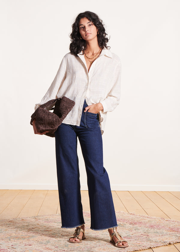 La Fée Maraboutée Chemise Ample Fluide écrue