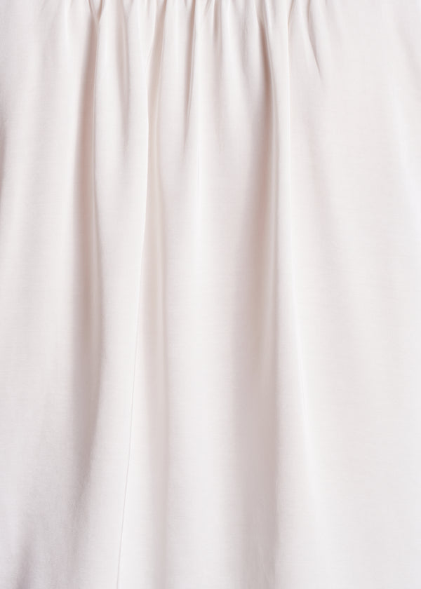 La Fée Maraboutée Chemisier Blanc Ample En Satin