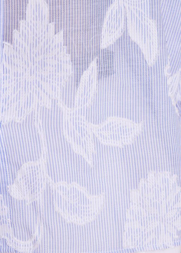 La Fée Maraboutée Chemisier Bleu Ciel En Coton