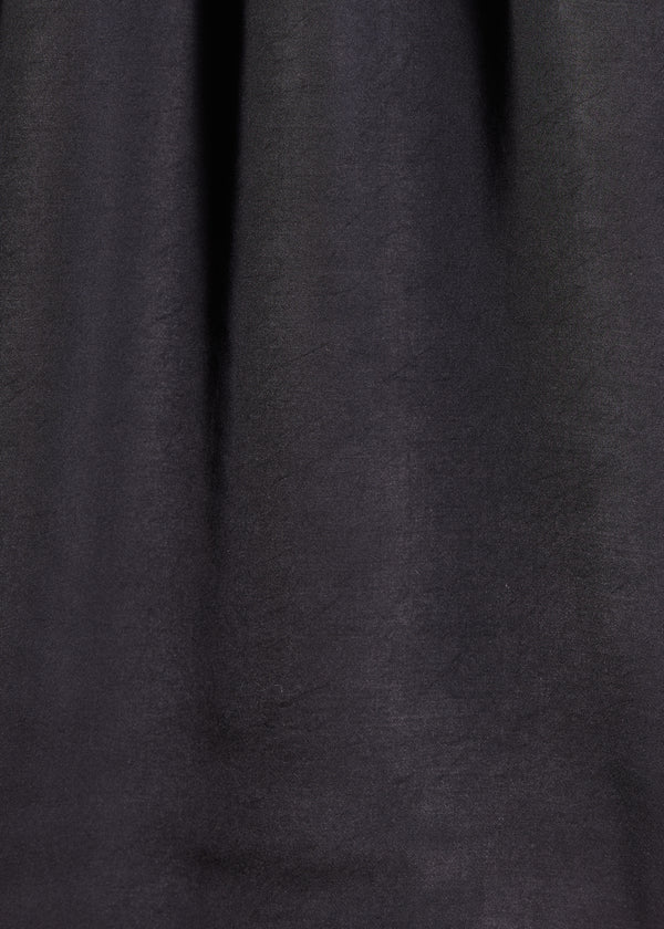 La Fée Maraboutée Chemisier Noir Ample En Satin