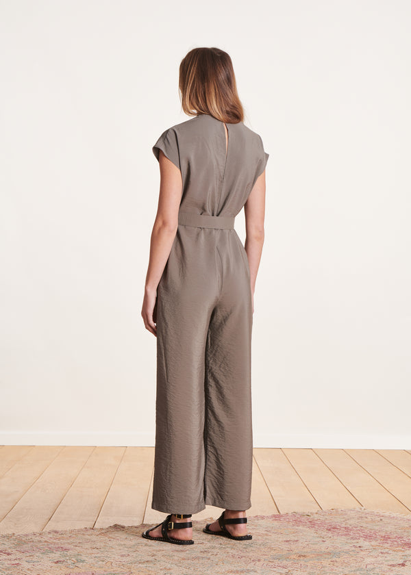 La Fée Maraboutée Combinaison Pantalon Kaki Unie