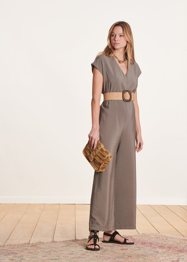 la fée maraboutée Combinaison pantalon kaki unie