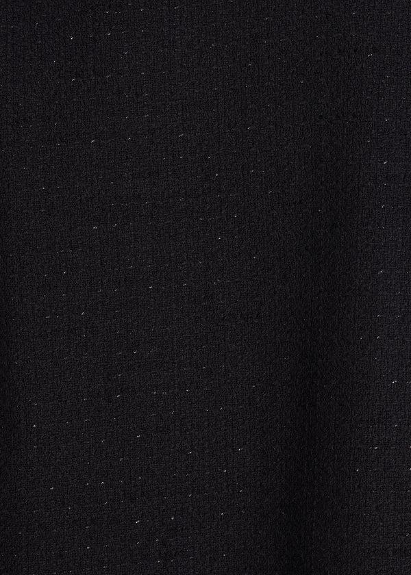 La Fée Maraboutée Manteau 3/4 Noir Ample Et Droit