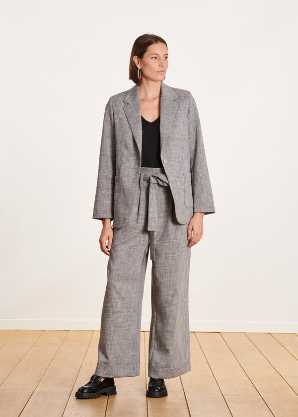 La Fée Maraboutée Veste Tailleur Grise