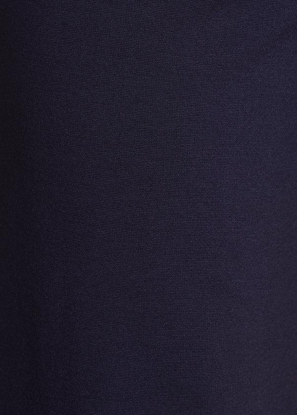La Fée Maraboutée Pantalon Bleu Foncé Large En Jersey Milano