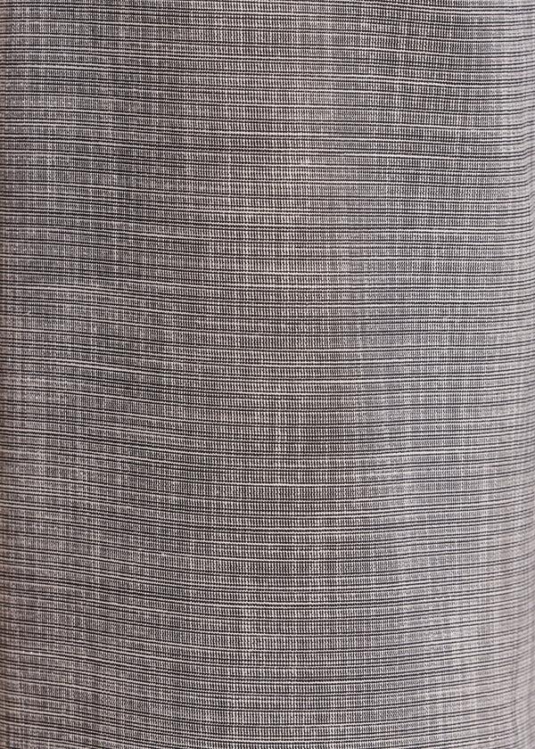 La Fée Maraboutée Pantalon Droit Et Large Gris Taille Haute