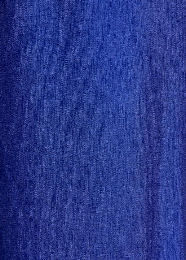 La Fée Maraboutée Pantalon Fluide Et Large Bleu Roi