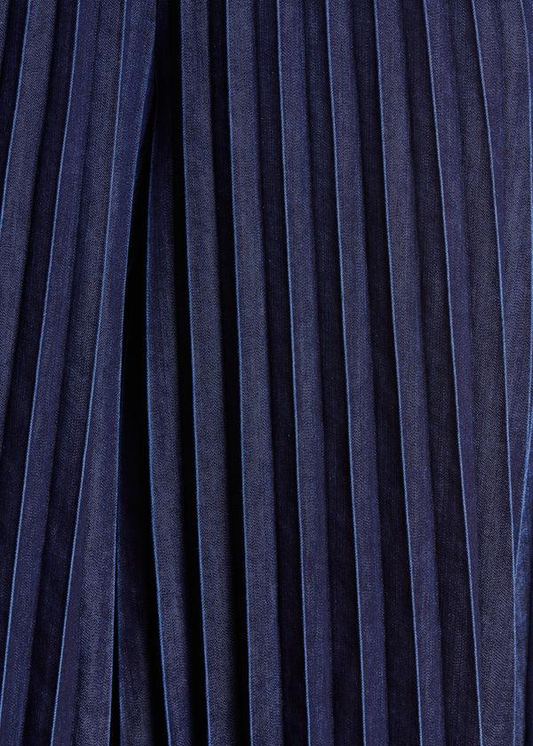 La Fée Maraboutée Pantalon Jupe Culotte En Jean Brut à Taille élastique
