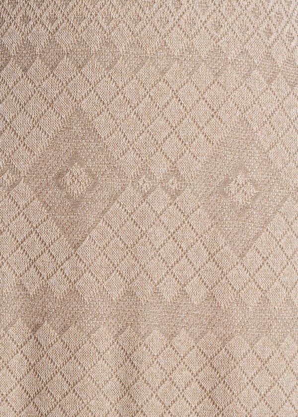 La Fée Maraboutée Robe Longue Sans Manches En Maille Beige