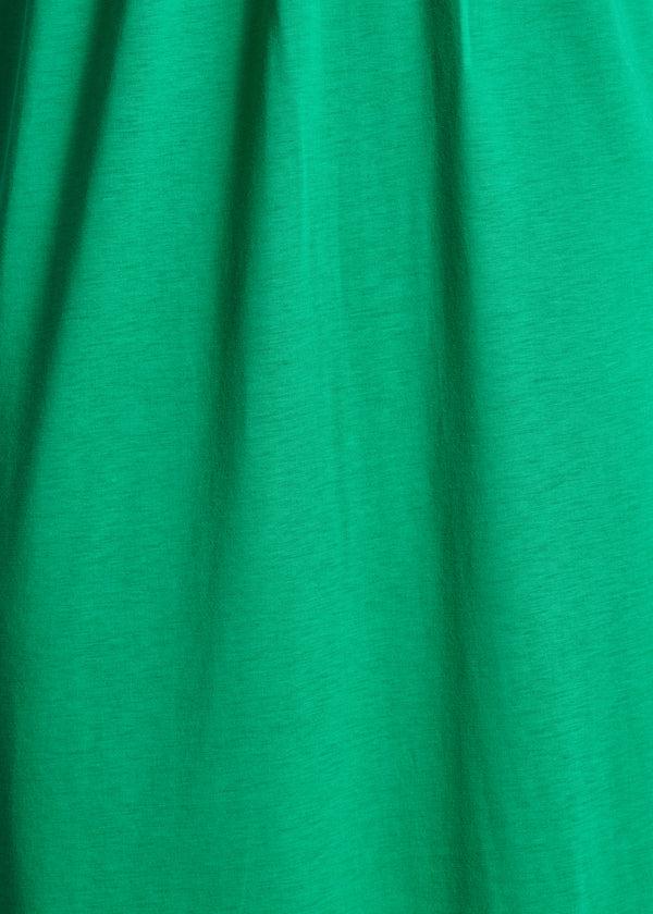 La Fée Maraboutée Robe Mi-longue Col V Verte En Lyocell