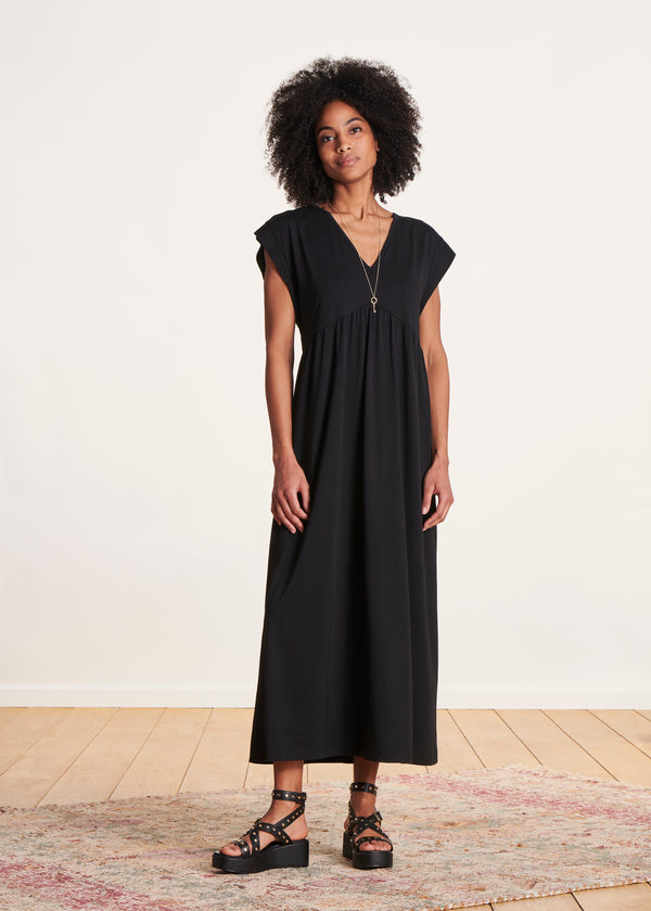 La Fée Maraboutée Sandales Noires En Cuir Avec Plateforme Cloutées