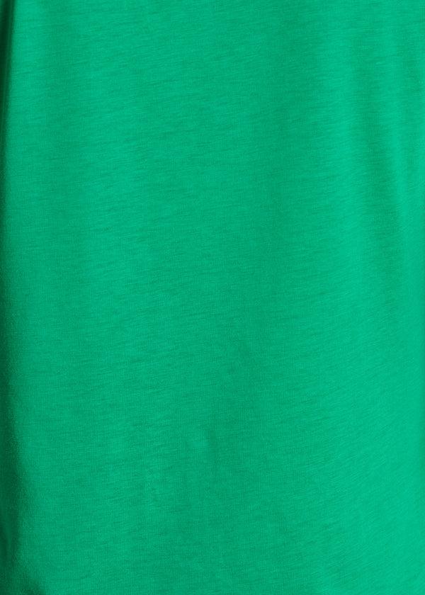 La Fée Maraboutée T-shirt Vert à Manches Courtes En Lyocell