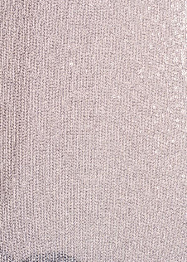 La Fée Maraboutée Top Beige Manches Courtes à Paillettes