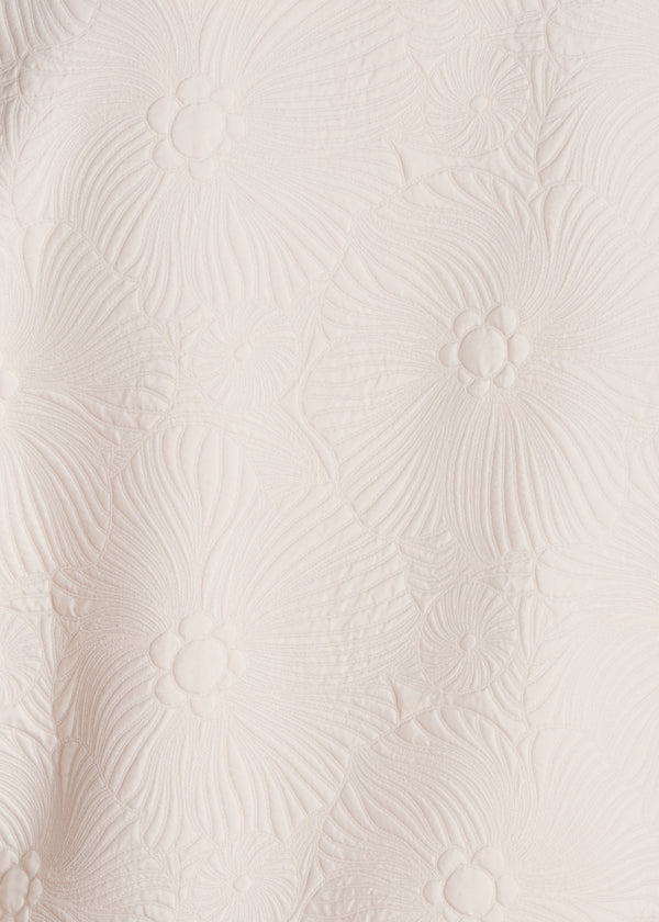 La Fée Maraboutée Veste Courte En Jacquard écru à Col Chemise
