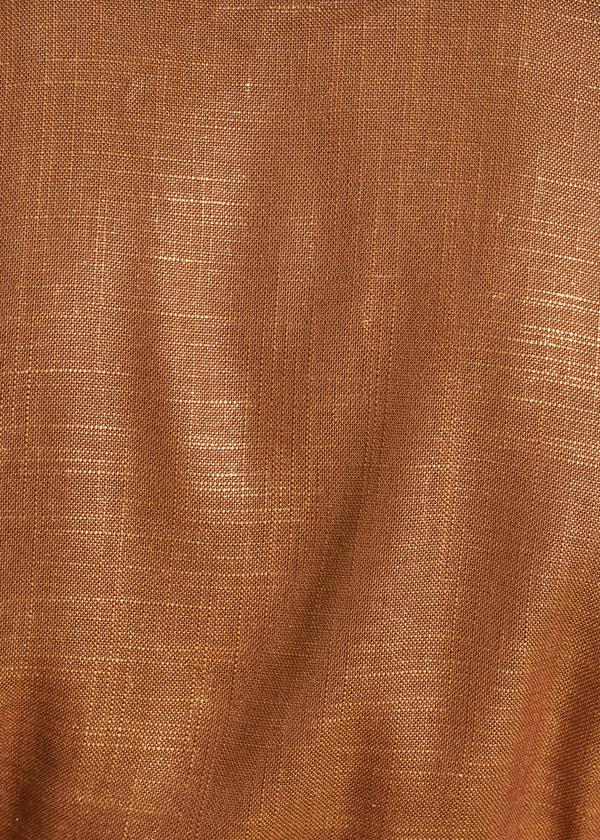 La Fée Maraboutée Veste Kimono Bronze En Lin Foiled