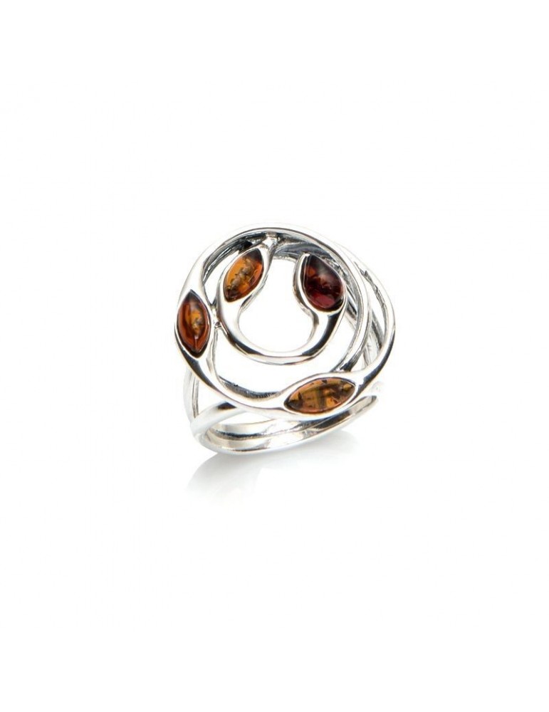 la maison de l'ambre Bague argent 925 AmbreBaltique