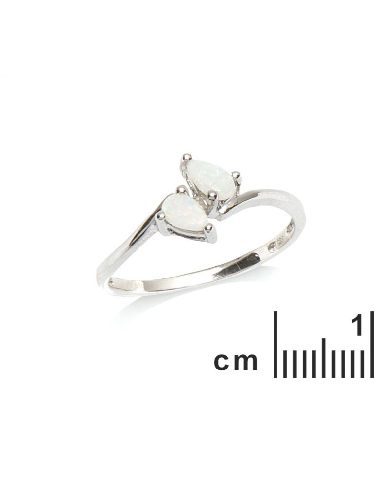 La Maison De L'ambre Bague Argent Opale D'Australie