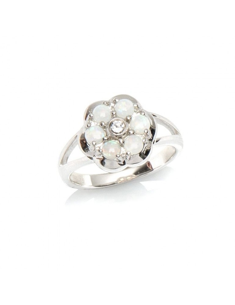 la maison de l'ambre Bague argent Opale d'Australie