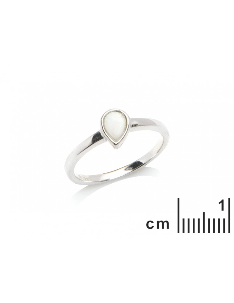 La Maison De L'ambre Bague Argent Opale D'Australie
