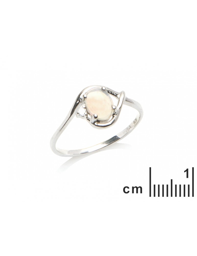 La Maison De L'ambre Bague Argent Opale D'Australie
