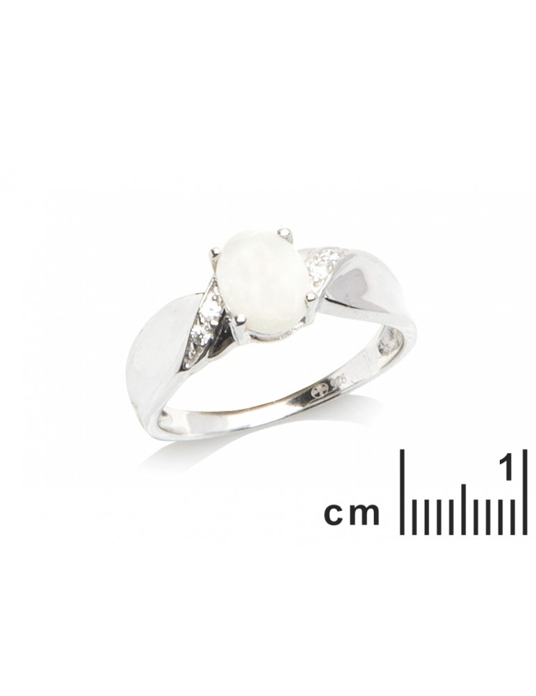 La Maison De L'ambre Bague Argent Opale D'Australie