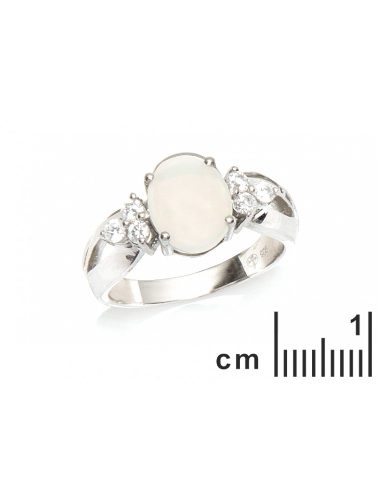 La Maison De L'ambre Bague Argent Opale D'Australie